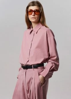 The Frankie Shop Gelso Shirt - Rose CLOTHING
