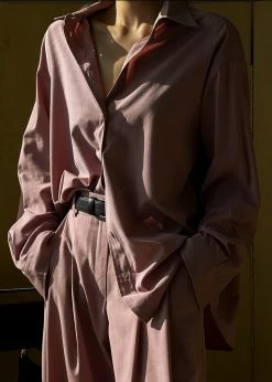 The Frankie Shop Gelso Shirt - Rose CLOTHING