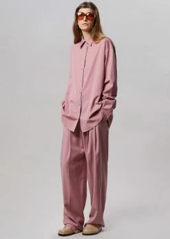 The Frankie Shop Gelso Shirt - Rose CLOTHING