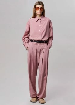 The Frankie Shop Gelso Shirt - Rose CLOTHING