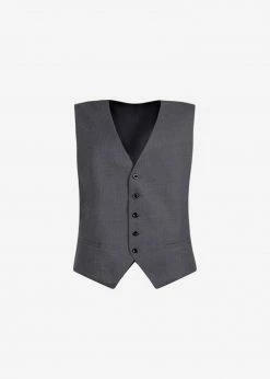 Coupon π― The Frankie Shop CLOTHING Gelso Waistcoat - Dark Grey Melange π 33 The Frankie Shop CLOTHING Gelso Waistcoat - Dark Grey Melange