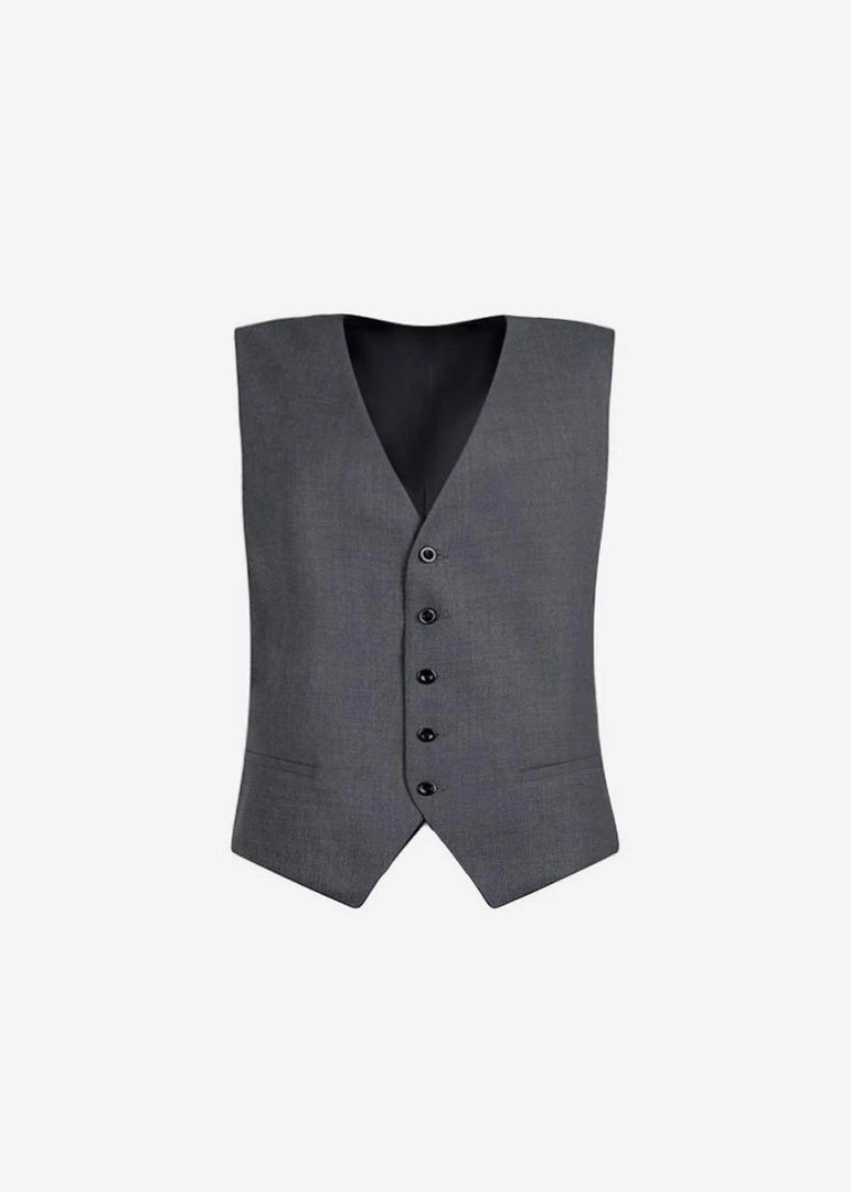 Coupon π― The Frankie Shop CLOTHING Gelso Waistcoat - Dark Grey Melange π 17 The Frankie Shop CLOTHING Gelso Waistcoat - Dark Grey Melange