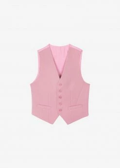 The Frankie Shop Gelso Waistcoat - Rose CLOTHING