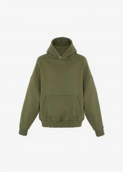 The Frankie Shop Men Gene Hoodie - Dark Olive