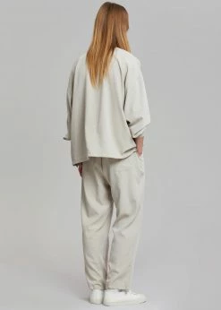 The Frankie Shop Geoff String Jogger - Oyster Men