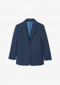 Blossom Georgina Wool Blend Blazer - Navy