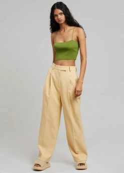 New ⌛ Blossom Georgina Wool Blend Pants - Cornsilk CLOTHING ✔️ 13 Blossom Georgina Wool Blend Pants - Cornsilk CLOTHING