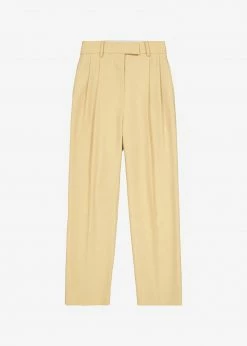 New ⌛ Blossom Georgina Wool Blend Pants - Cornsilk CLOTHING ✔️ 19 Blossom Georgina Wool Blend Pants - Cornsilk CLOTHING