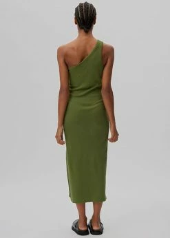 CLOTHING Gestuz Drew One Shoulder Dress - Chive