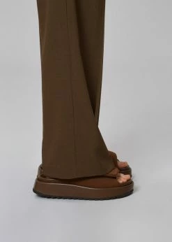 SHOES Gia Borghini Gia 1 Padded Slides - Coffee Brown