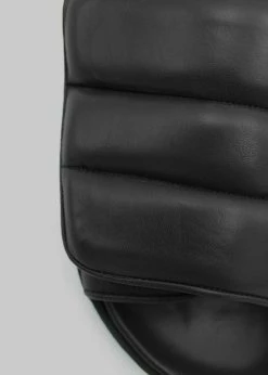 Gia Borghini Gia 3 Padded Slides - Black SHOES