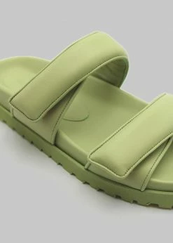 Gia Borghini Gia X Pernille Double Strap Sandal - Acid Green