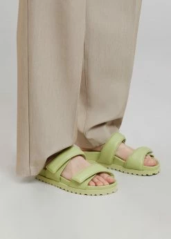 Gia Borghini Gia X Pernille Double Strap Sandal - Acid Green