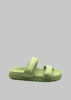 Gia Borghini Gia X Pernille Double Strap Sandal - Acid Green