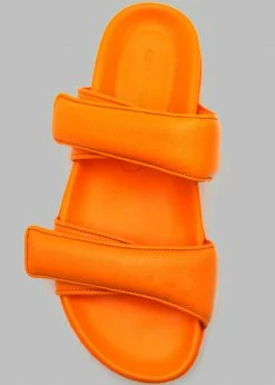 Gia Borghini Gia X Pernille Double Strap Sandal - Flash Orange SHOES
