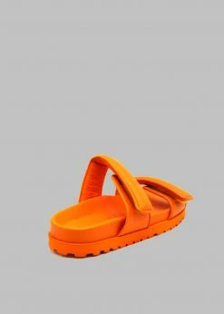 Gia Borghini Gia X Pernille Double Strap Sandal - Flash Orange SHOES