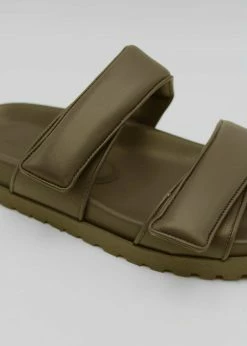 Gia Borghini Gia X Pernille Double Strap Sandal - Olive