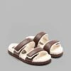 Gia X Pernille Teisbaek GIA X Pernille Double Strap Sandals - Chocolate SHOES