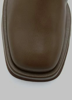 Gia Borghini GIA X RHW Rosie 11 Ankle Boots - Chocolate SHOES