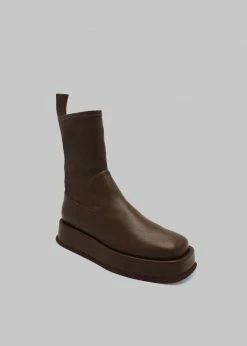 Gia Borghini GIA X RHW Rosie 11 Ankle Boots - Chocolate SHOES