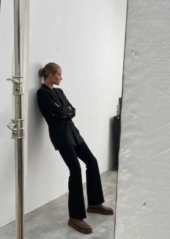 Gia Borghini GIA X RHW Rosie 11 Ankle Boots - Chocolate SHOES