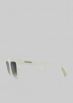 Gia Borghini Gia X RHW Sunnies - Ivory ACCESSORIES