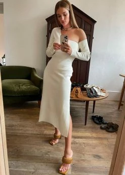 SHOES GIA X RHW Toe Ring Mule - Golden Brown