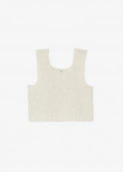 Best Sale π Plat Giada Knit Vest - Cream π 17 Plat Giada Knit Vest - Cream