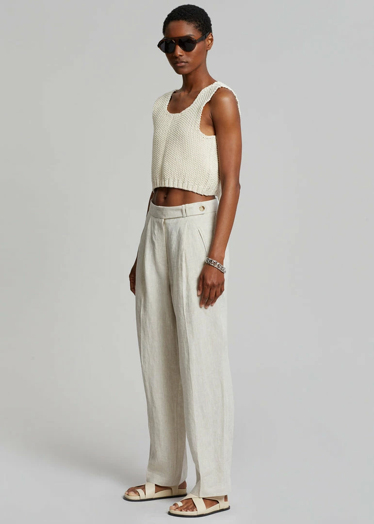 Best Sale π Plat Giada Knit Vest - Cream π 3 Plat Giada Knit Vest - Cream