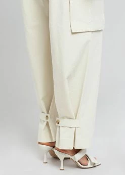 Blossom Gianna Cargo Pants - Cream