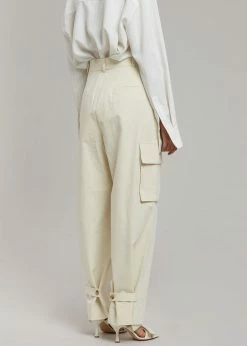 Blossom Gianna Cargo Pants - Cream