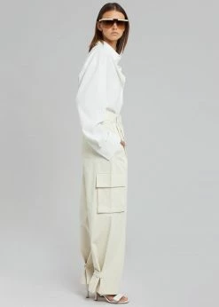 Blossom Gianna Cargo Pants - Cream