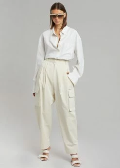 Blossom Gianna Cargo Pants - Cream