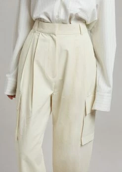 Blossom Gianna Cargo Pants - Cream