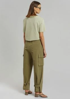 Blossom Gianna Cargo Pants - Olive