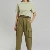 Blossom Gianna Cargo Pants - Olive