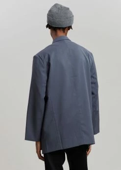 The Frankie Shop Notch Lapel Blazer - Graphite CLOTHING