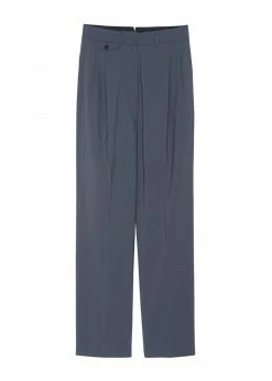 More Than Yesterday Pleated Suit Trousers - Graphite