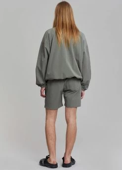 New π The Frankie Shop Men Guido Nylon Jacket - Grey π 12 The Frankie Shop Men Guido Nylon Jacket - Grey