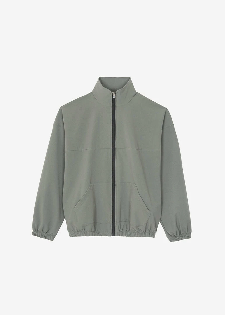 New π The Frankie Shop Men Guido Nylon Jacket - Grey π 7 The Frankie Shop Men Guido Nylon Jacket - Grey