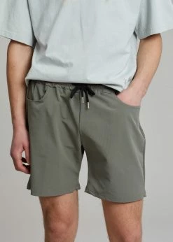 The Frankie Shop Guido Nylon Shorts - Grey Men