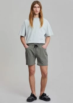 The Frankie Shop Guido Nylon Shorts - Grey Men