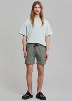 The Frankie Shop Guido Nylon Shorts - Grey Men