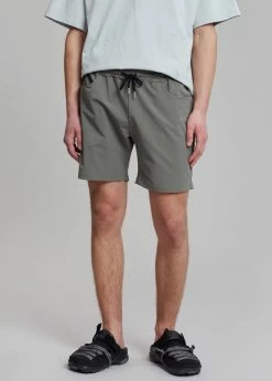 The Frankie Shop Guido Nylon Shorts - Grey Men