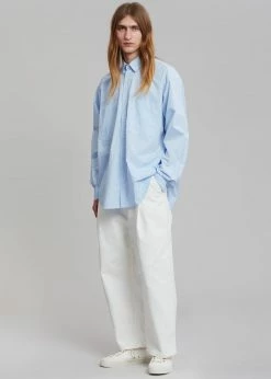 Hash Men Gus Oversized Shirt - Blue