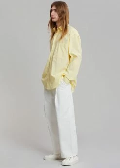 Hash Gus Oversized Shirt - Lemon Men
