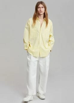 Hash Gus Oversized Shirt - Lemon Men
