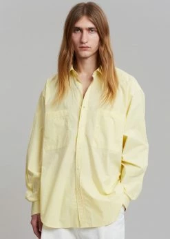 Hash Gus Oversized Shirt - Lemon Men