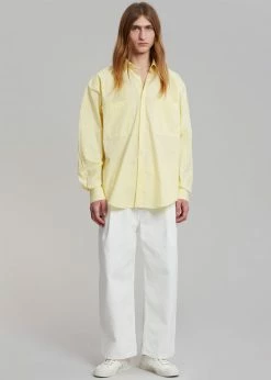 Hash Gus Oversized Shirt - Lemon Men