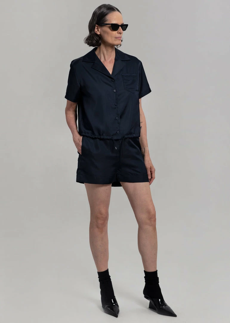 New π― Inch Hadi Satin Shorts - Navy β€οΈ 3 Inch Hadi Satin Shorts - Navy